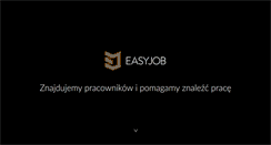 Desktop Screenshot of easyjob.pl