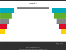 Tablet Screenshot of easyjob.it