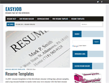 Tablet Screenshot of easyjob.net